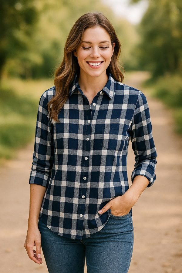 Women's Plaid Shirt - Image 18