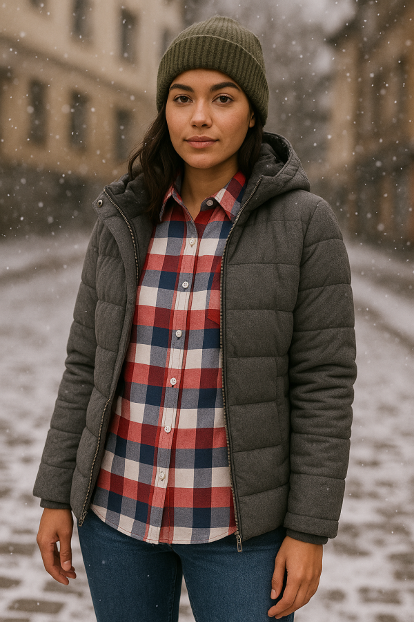 Women's Plaid Shirt - Image 16