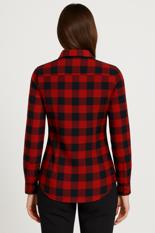 Women's Plaid Shirt - Image 5