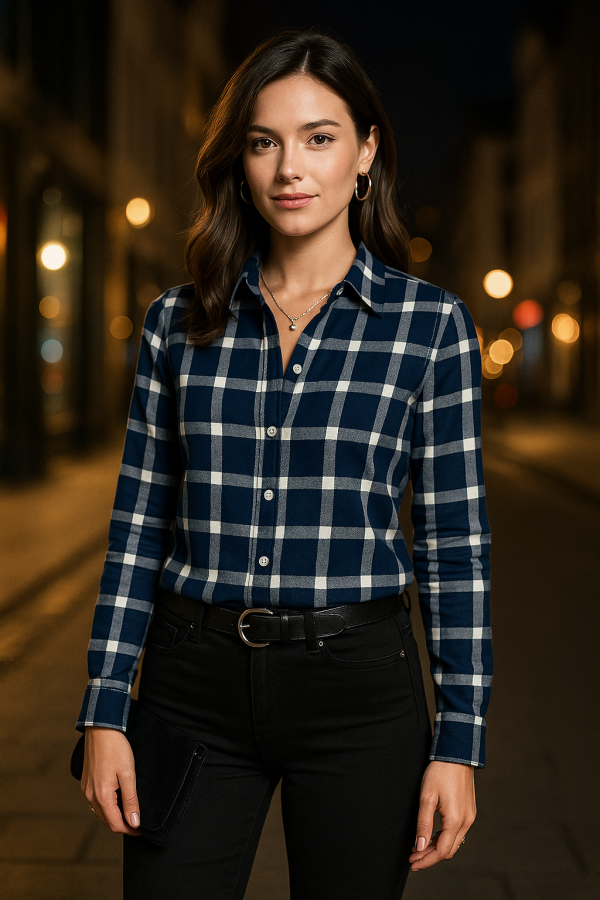 Women's Plaid Shirt - Image 19