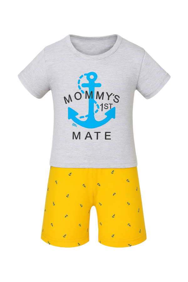 Toddler Boys Anchor Pants Set - Image 4