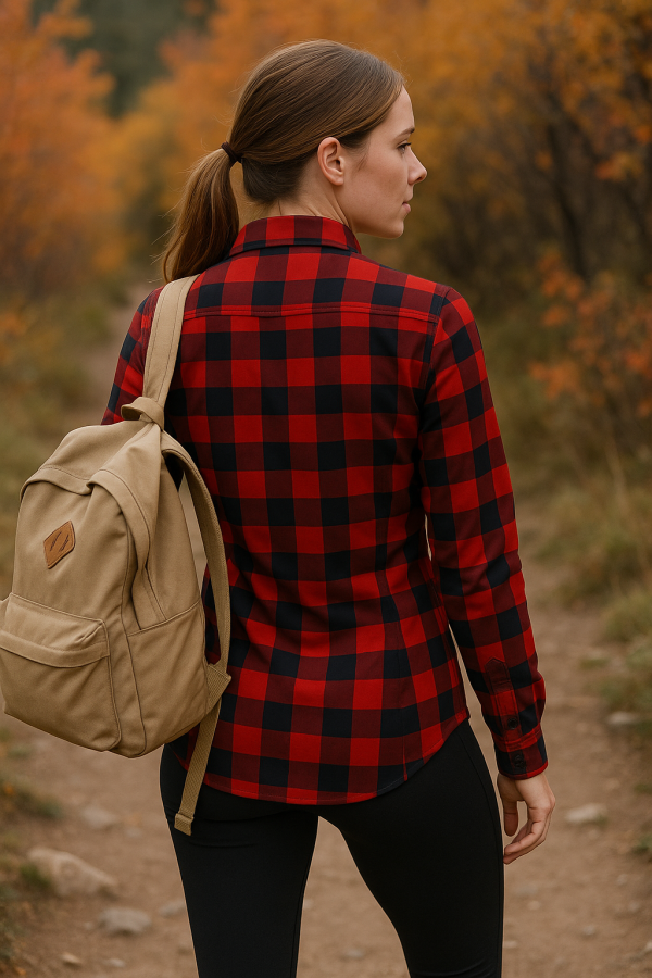Women's Plaid Shirt - Image 4