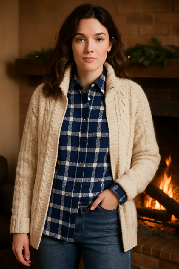 Women's Plaid Shirt - Image 24