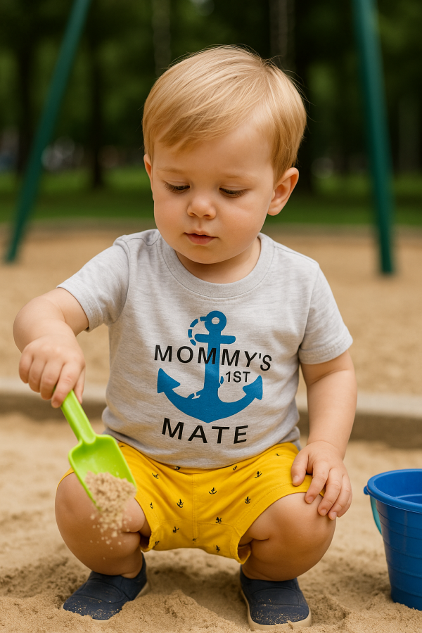 Toddler Boys Anchor Pants Set - Image 3