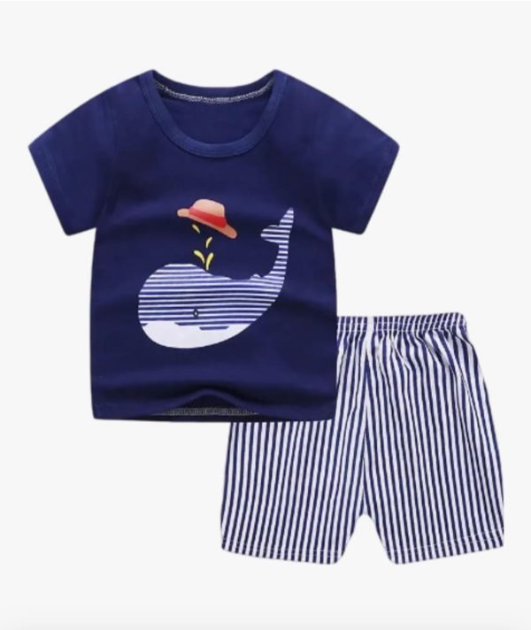Boys Toddler Whale Clothing Set - Image 2