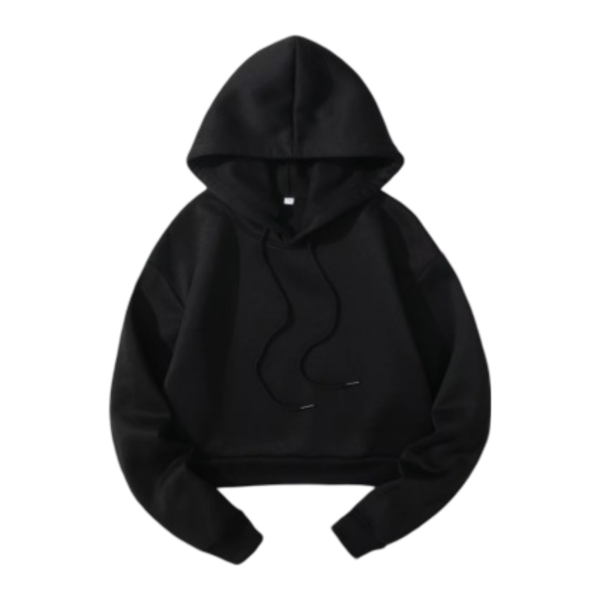 Women's Solid Color Pull On Hoodie - Image 15