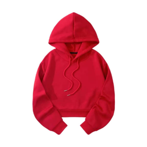Women's Solid Color Pull On Hoodie - Image 17