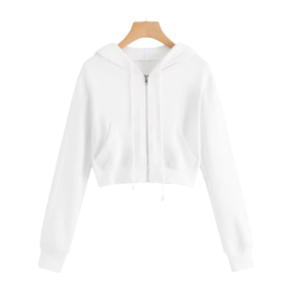 Women's/ Girls Cropped Hoodie - Image 3