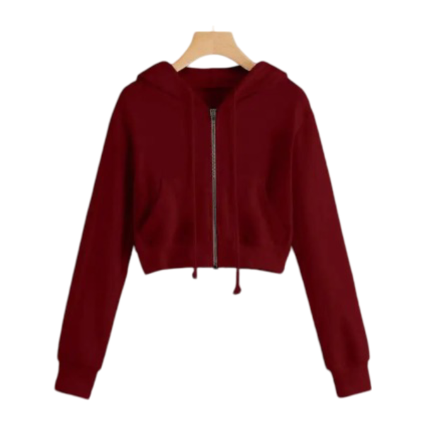 Women's/ Girls Cropped Hoodie - Image 2