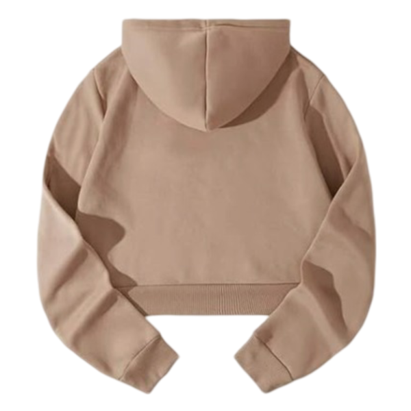 Women's Solid Color Pull On Hoodie - Image 9