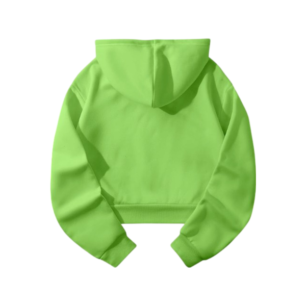 Women's Solid Color Pull On Hoodie - Image 4