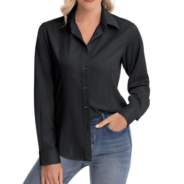 Women's Polo Collar Shirt - Image 3