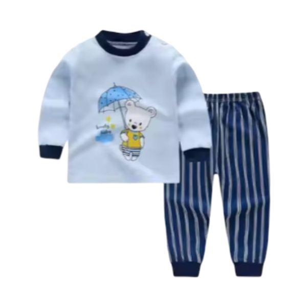 Toddler Boys Pants Set-Pin Stripe