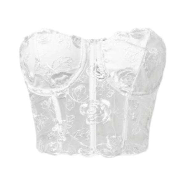 Women’s Floral Lace Corset Top - Image 15