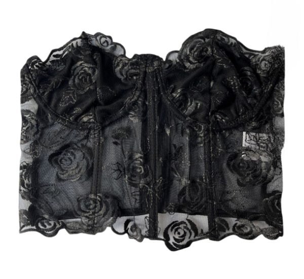 Women’s Floral Lace Corset Top - Image 4