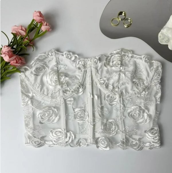 Women’s Floral Lace Corset Top - Image 17