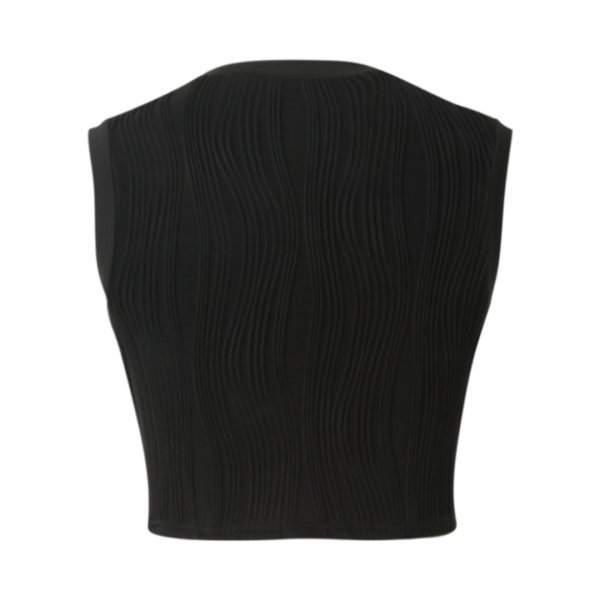 Ribbed High-Neck Crop Top - Image 3