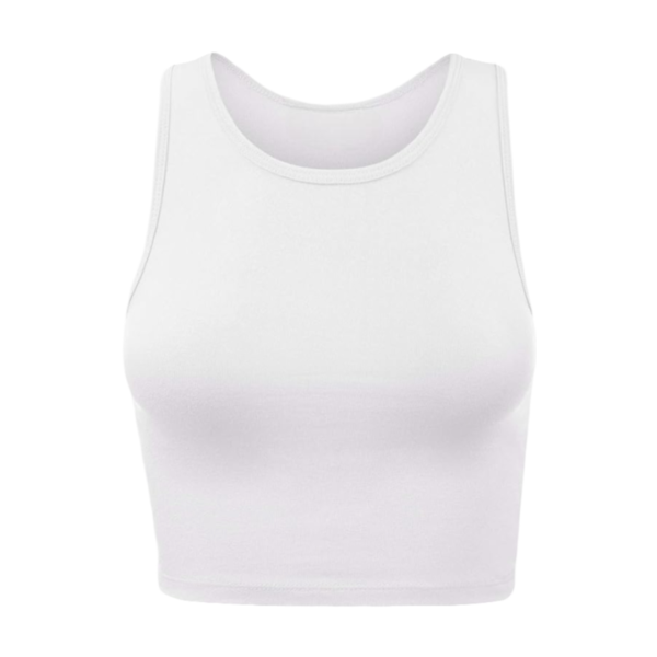 Classic Sleeveless Crop Top - Image 10