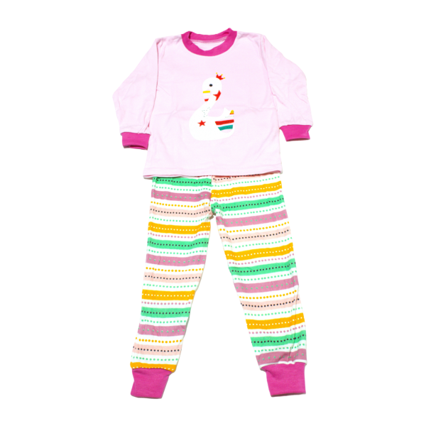 Toddler Girls Pants Set- Multicolor - Image 2