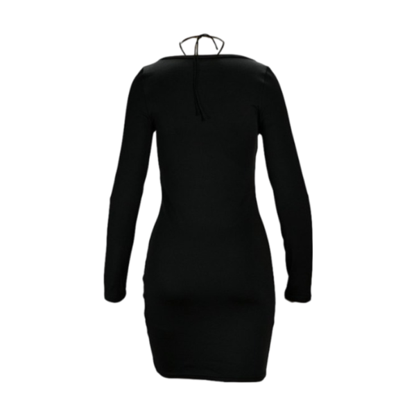 Noir Cut-Out Mini Dress - Image 12