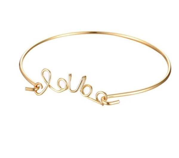 Gold Stackable Charm Bracelet Set - Image 6
