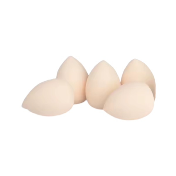 Set of Beige Teardrop Makeup Sponges- Soft, Blending Beauty Applicators