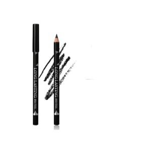 Long- Lasting Black Eyeliner Pencil- Smooth & Smudge- Resistant Formula.