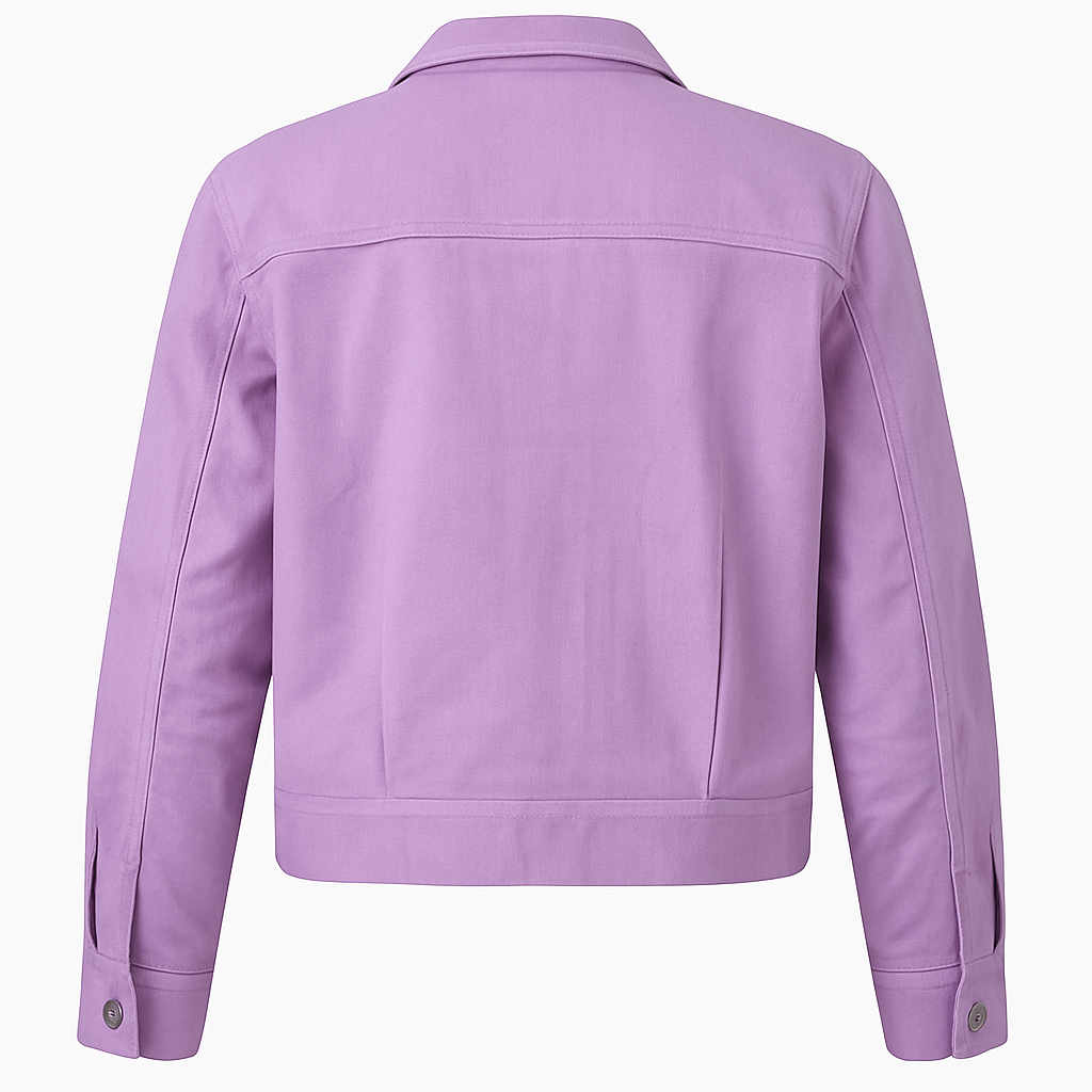 Classic Button- Up Denim Jacket - Image 14