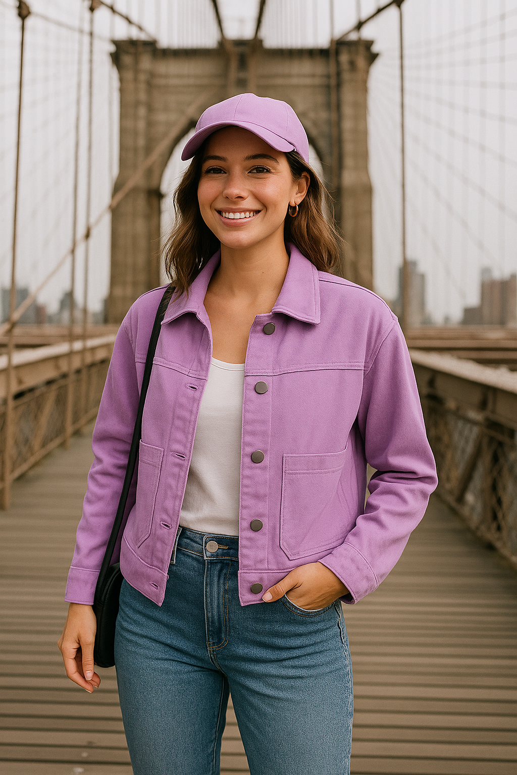 Classic Button- Up Denim Jacket - Image 12