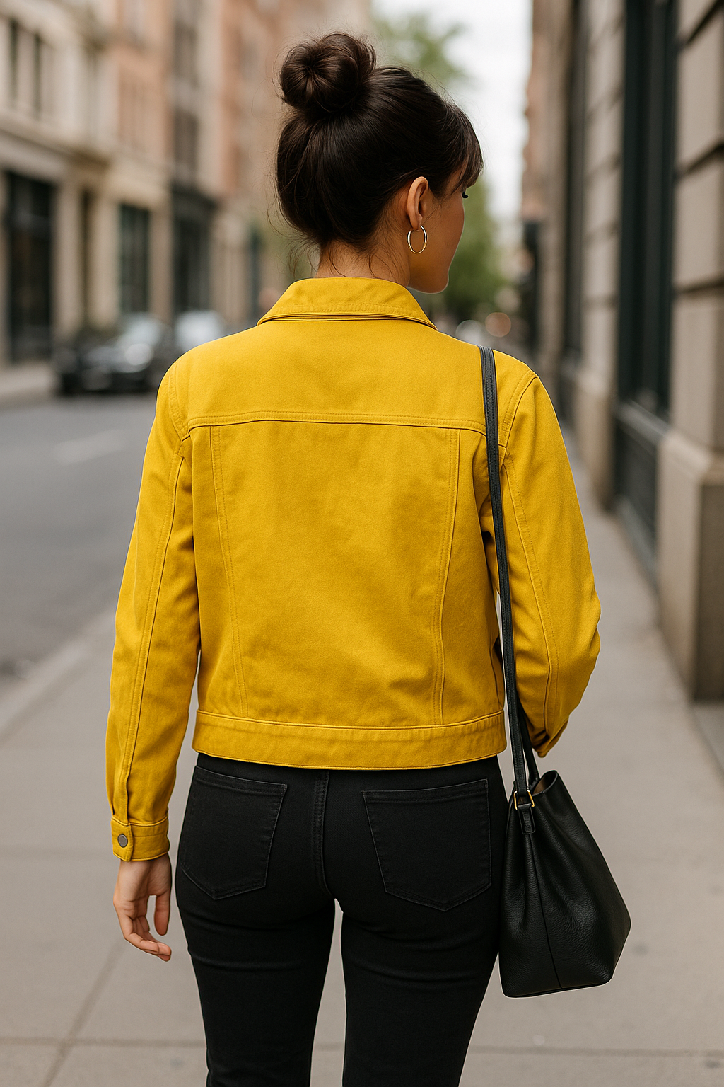 Classic Button- Up Denim Jacket - Image 4