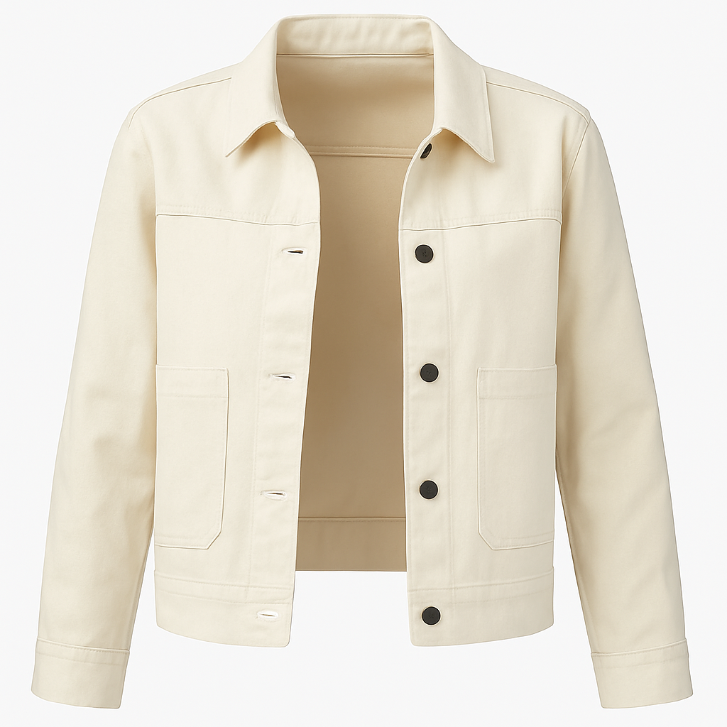 Classic Button- Up Denim Jacket - Image 6