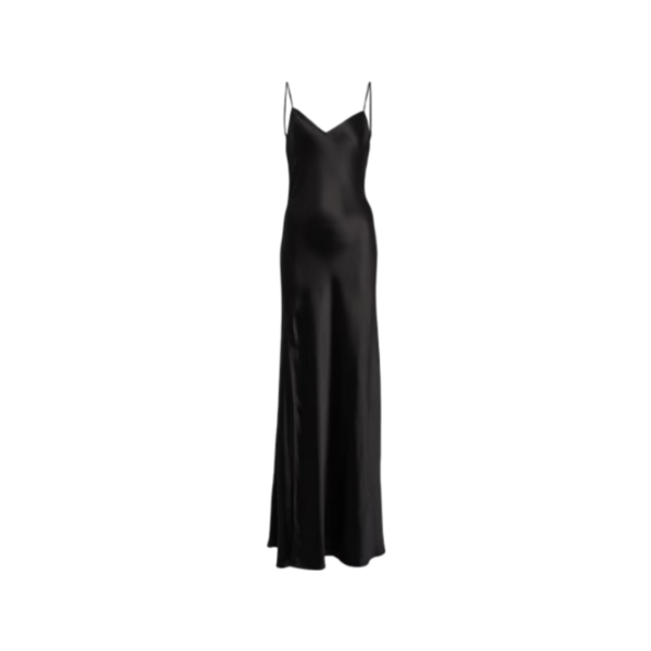 Luxe Satin Cowl Neck Slip Dress - Image 5