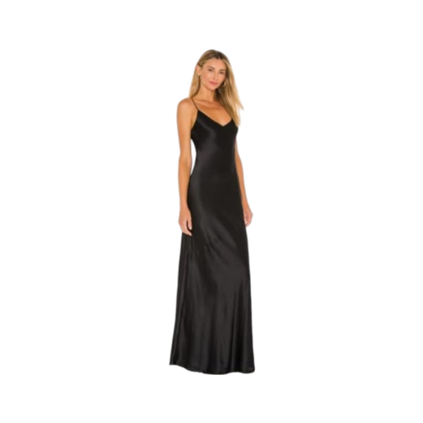 Luxe Satin Cowl Neck Slip Dress - Image 6