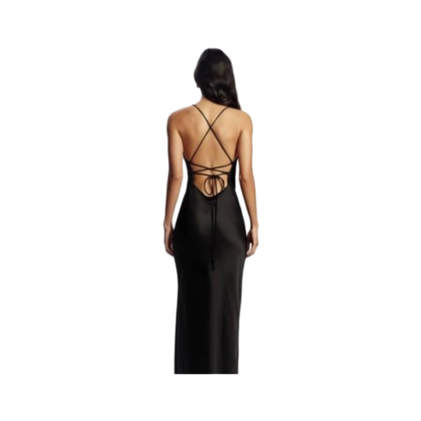Luxe Satin Cowl Neck Slip Dress - Image 7