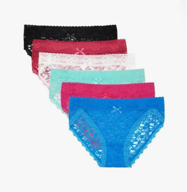 Floral Lace Assorted Panty Set - Image 3
