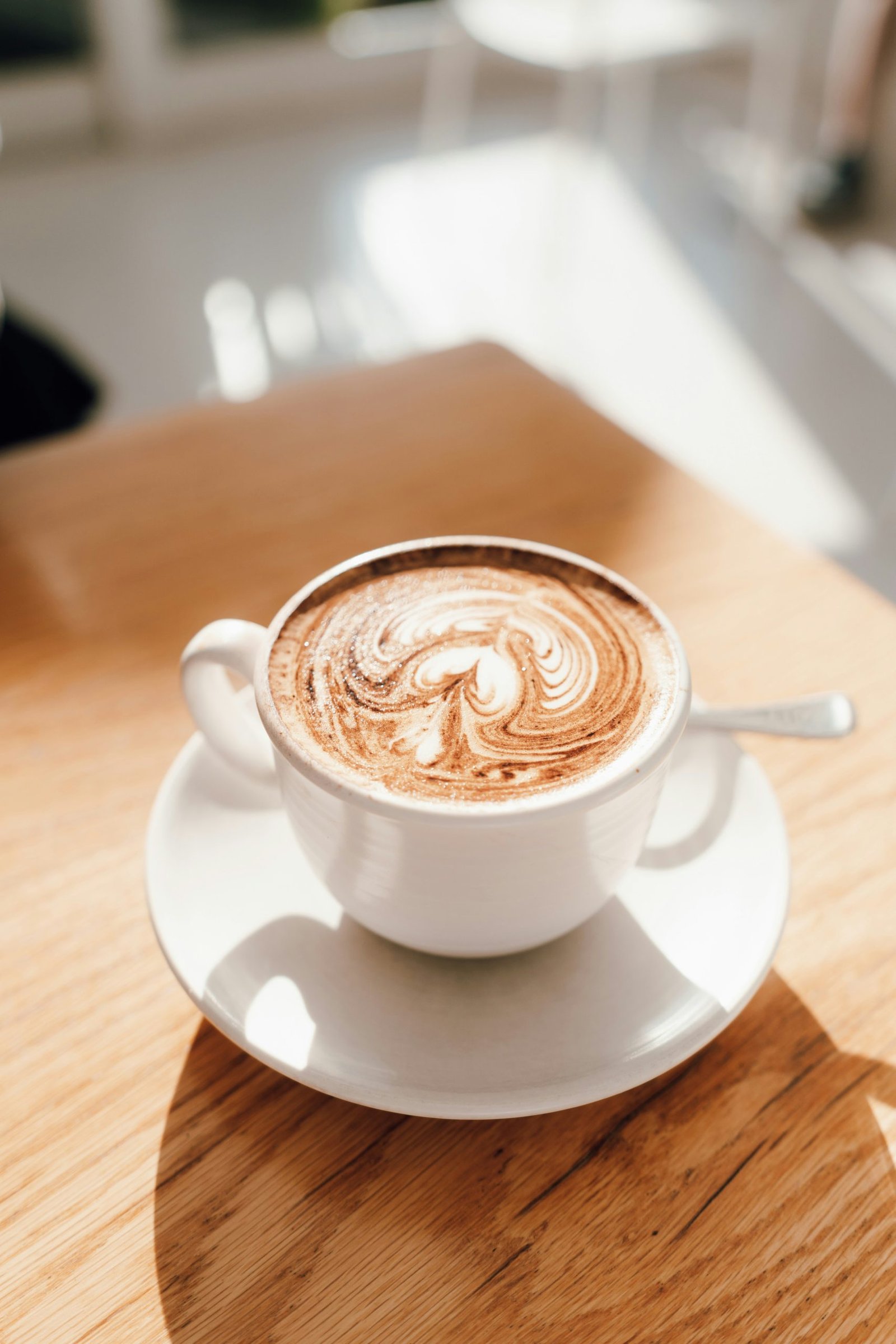 cup of coffee with cute design
