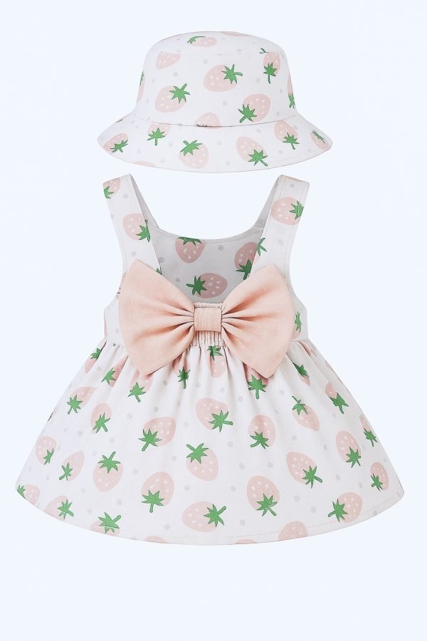 Baby/Toddler Girl Summer Dress and Hat Set - Image 4