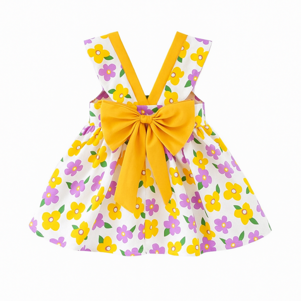 Toddler Girl Dress with Hat - Image 10